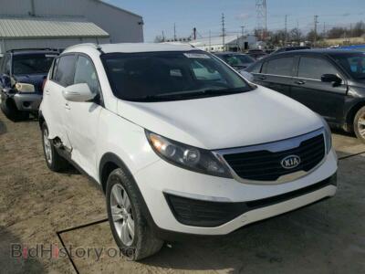 2011 Kia SPORTAGE Sportage L, белый — VIN KNDPB3A22B7119401, Copart