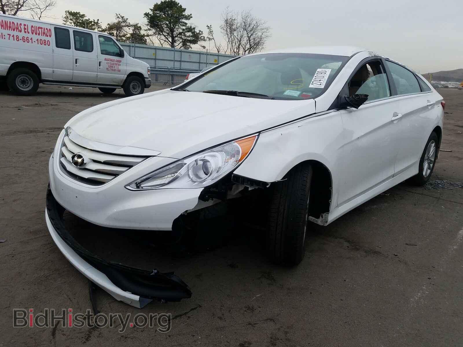 2014 HYUNDAI SONATA - VIN: 5NPEB4AC0EH930216 - Фото 2