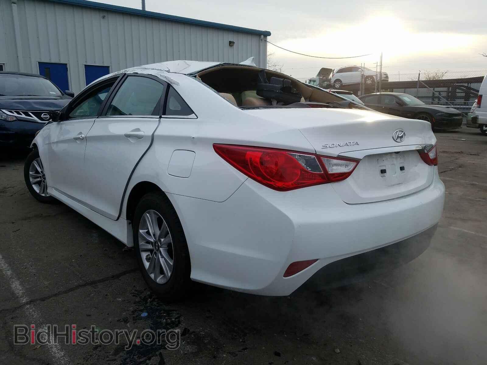 2014 HYUNDAI SONATA - VIN: 5NPEB4AC0EH930216 - Фото 3
