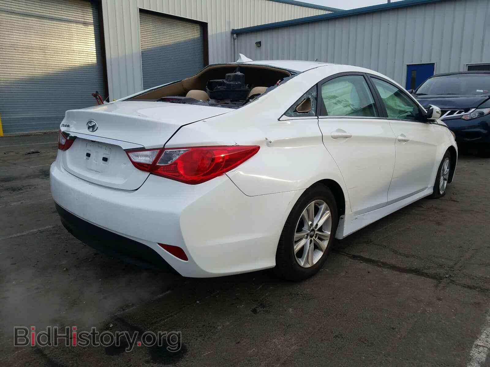 2014 HYUNDAI SONATA - VIN: 5NPEB4AC0EH930216 - Фото 4