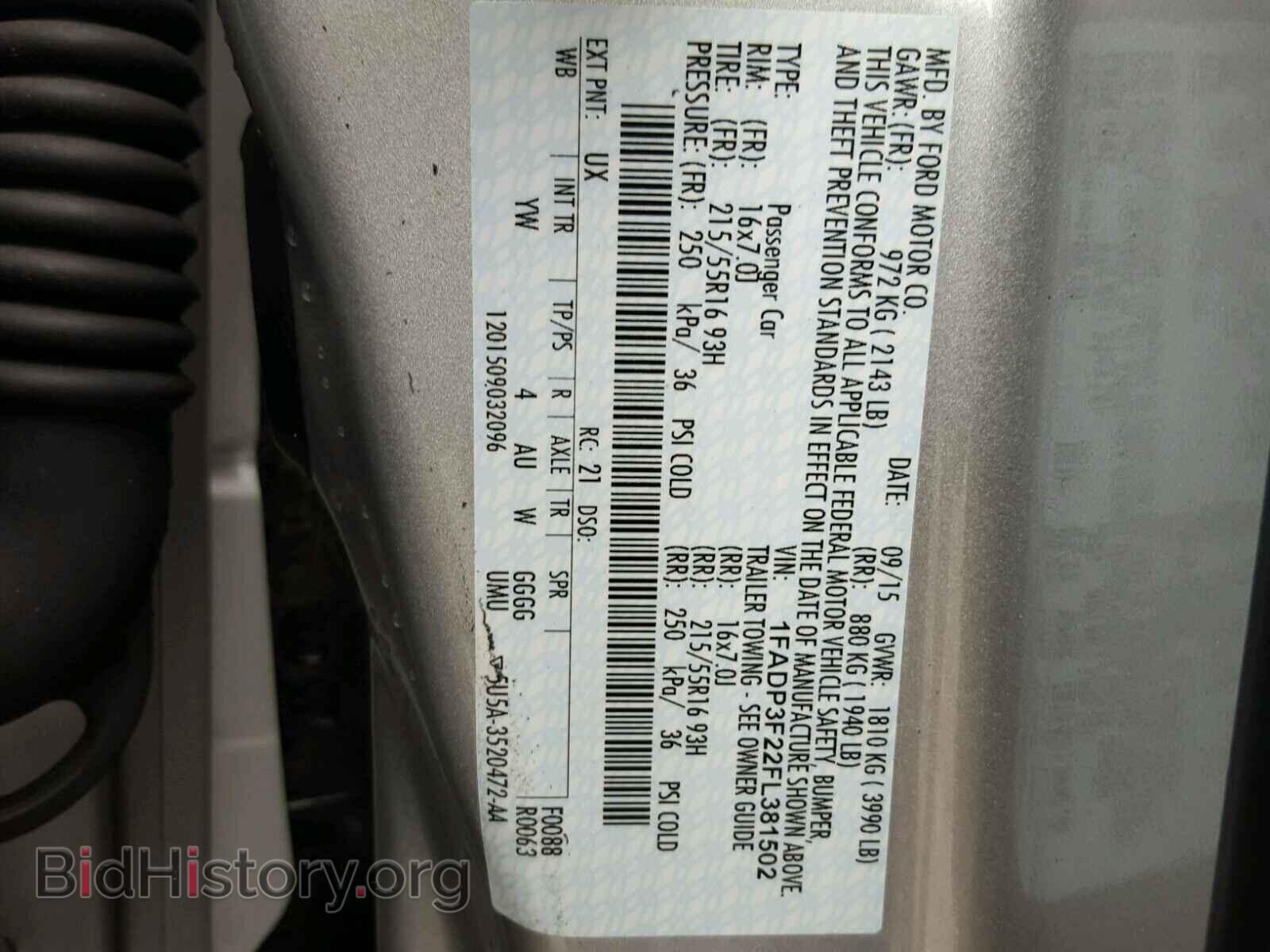 2015 FORD FOCUS - VIN: 1FADP3F22FL381502 - Photo 10