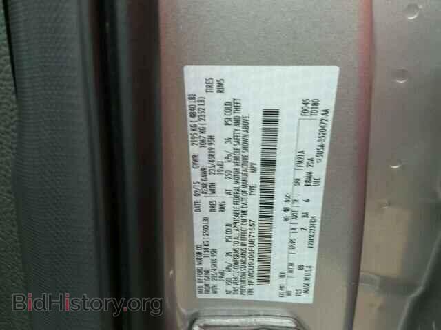 2015 FORD ESCAPE - VIN: 1FMCU9J96FUB71657 - Фото 10