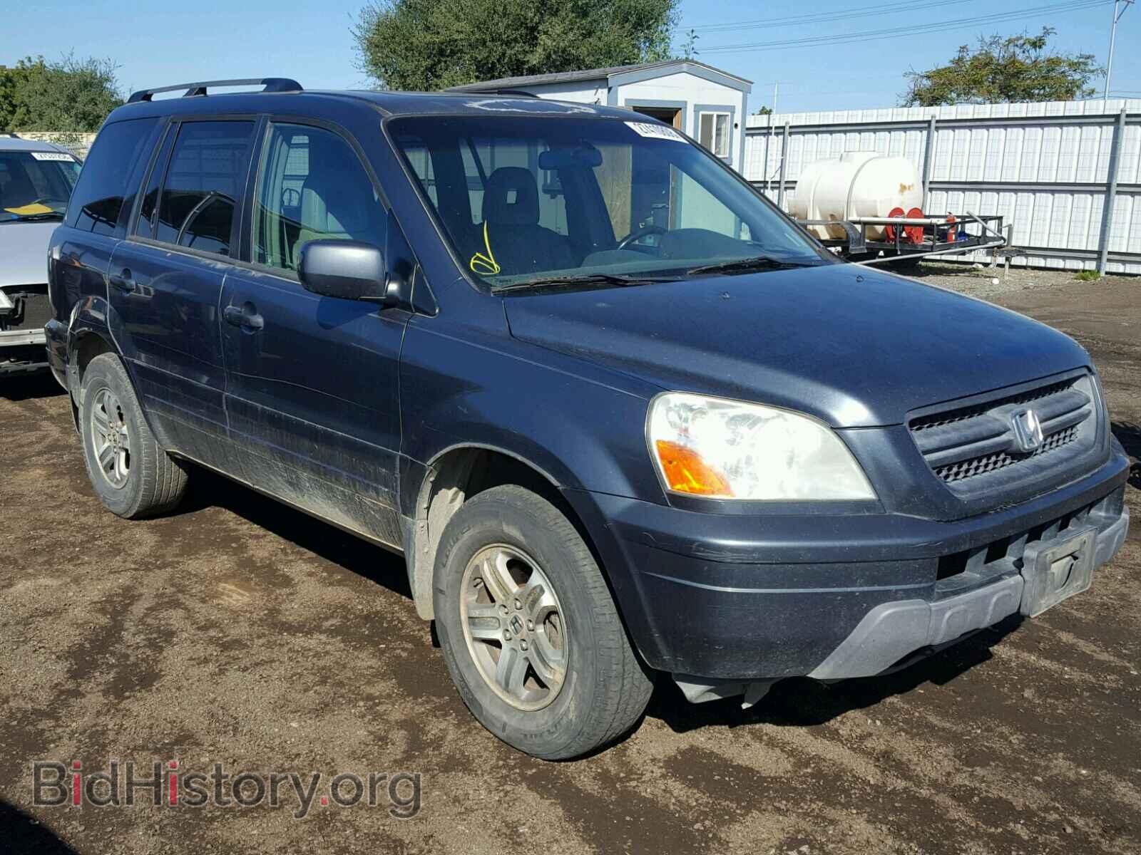 Photo 5FNYF18515B039759 - HONDA PILOT 2005