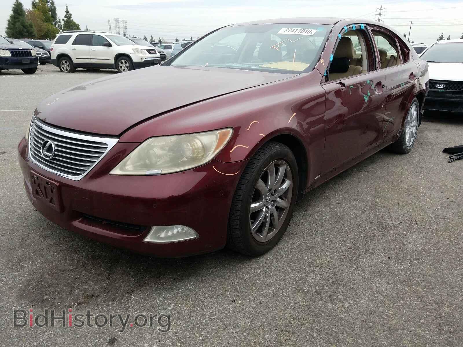 2007 LEXUS LS460 - VIN: JTHBL46F375011461 - Фото 2