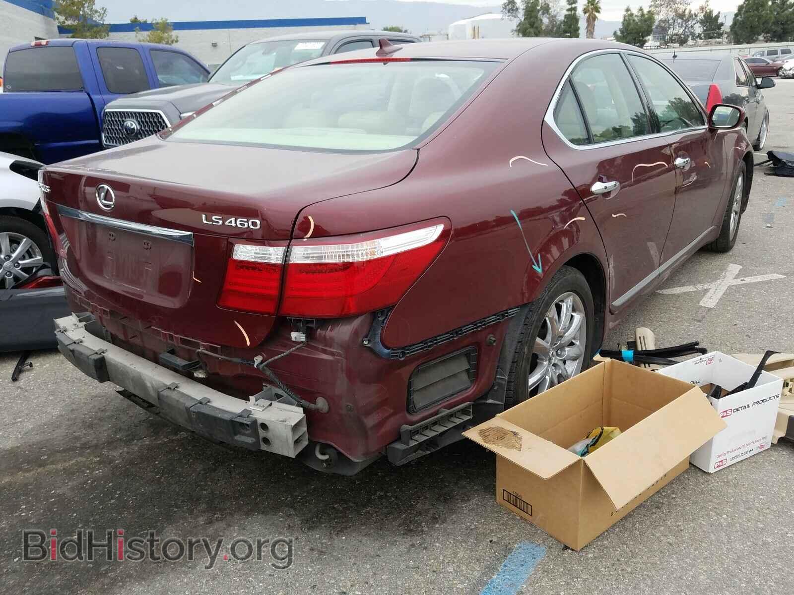 2007 LEXUS LS460 - VIN: JTHBL46F375011461 - Фото 4