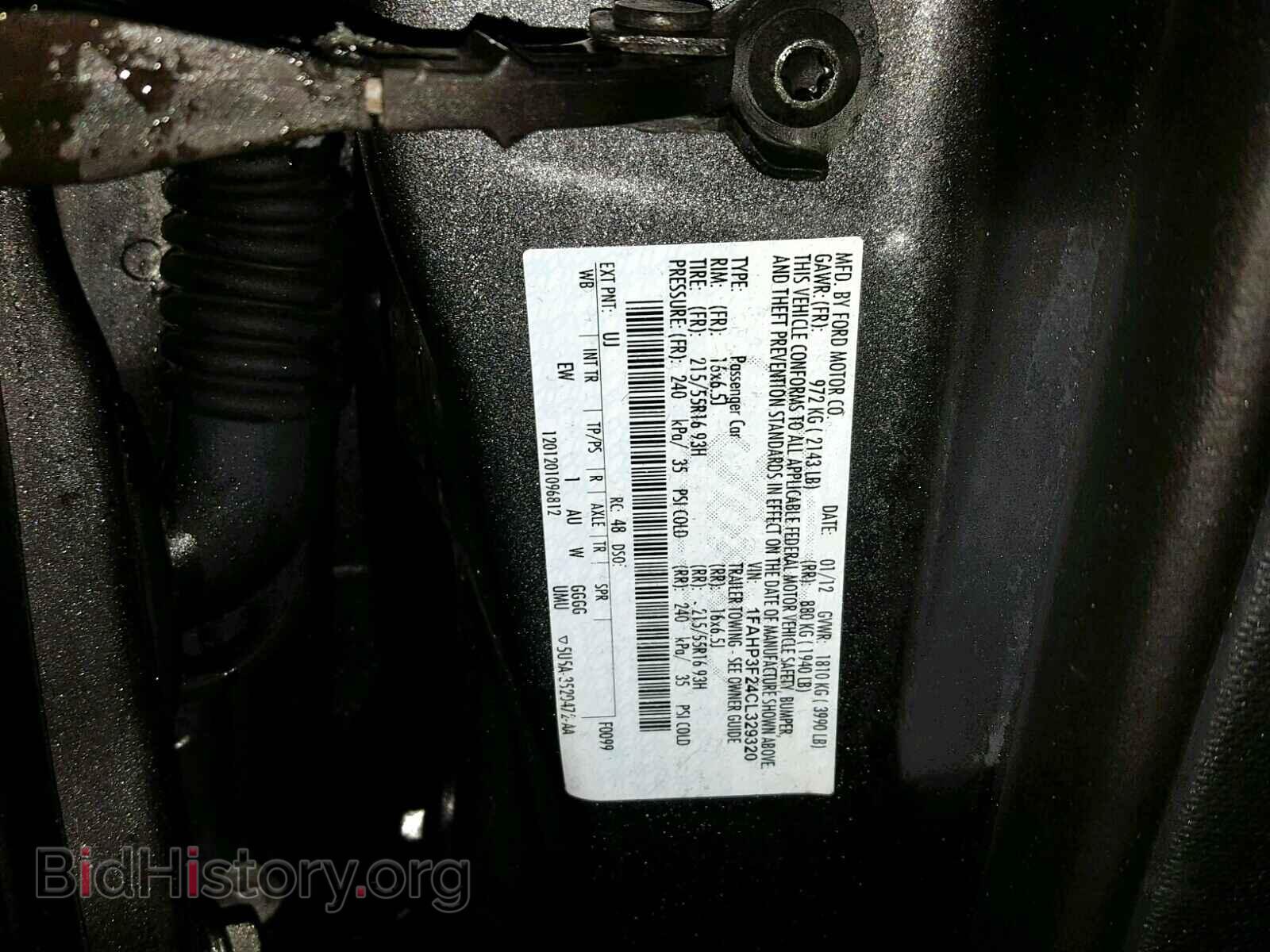 2012 FORD FOCUS SE - VIN: 1FAHP3F24CL329320 - Фото 10