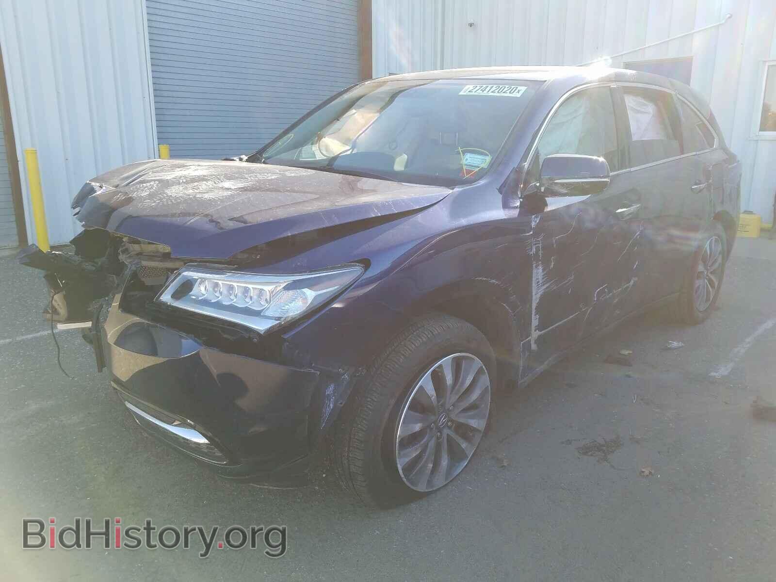 2015 ACURA MDX - VIN: 5FRYD4H43FB007815 - Фото 2