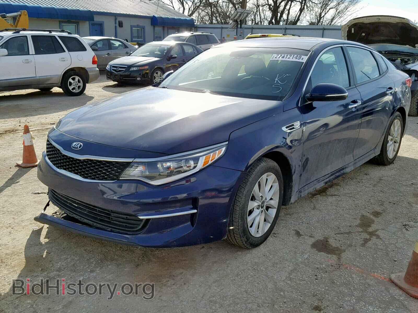 2017 KIA OPTIMA - VIN: 5XXGT4L33HG122476 - Фото 2