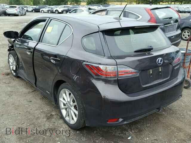 2012 LEXUS CT 200 - VIN: JTHKD5BH0C2118120 - Фото 3