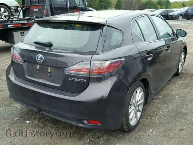 2012 LEXUS CT 200 - VIN: JTHKD5BH0C2118120 - Фото 4