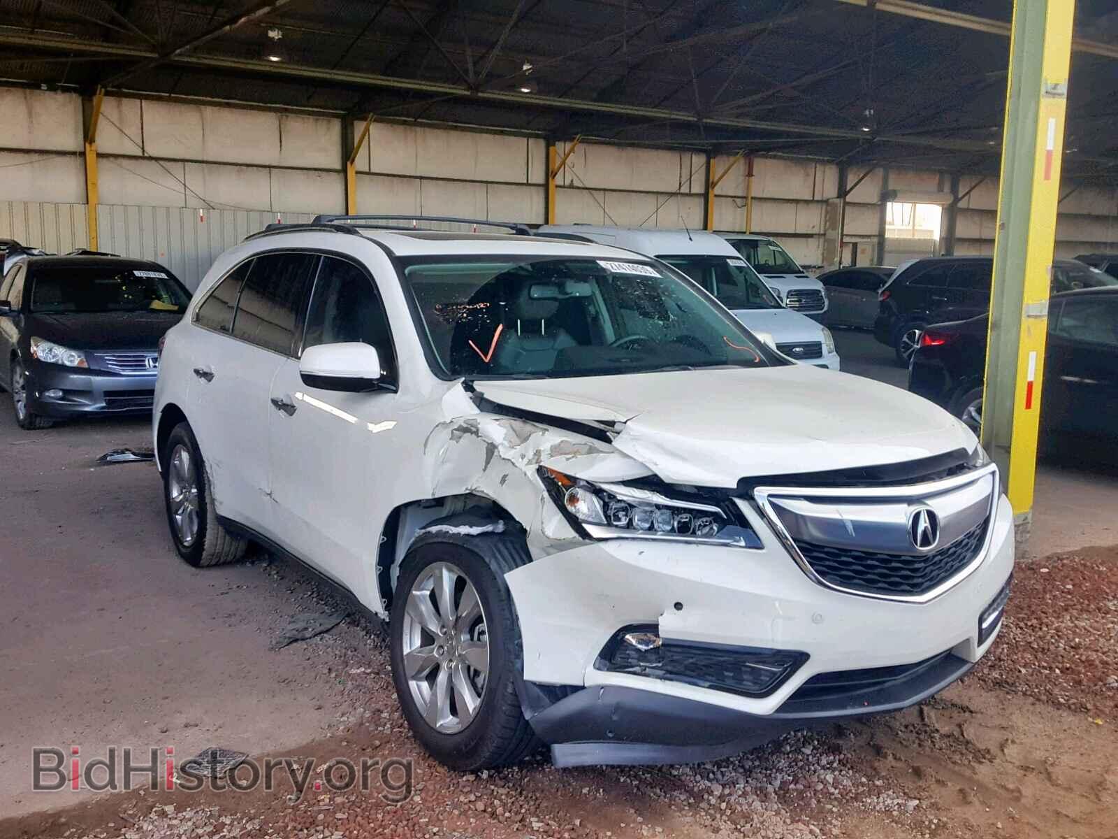Фотография 5FRYD4H84FB006465 - ACURA MDX ADVANC 2015