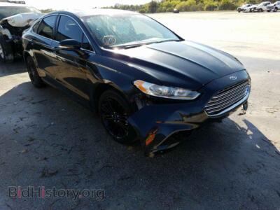2013 Ford FUSION SE, черный — VIN 3FA6P0HR1DR375822, Copart