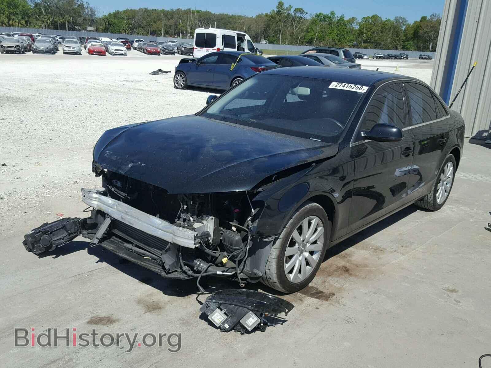 2013 AUDI A4 - VIN: WAUAFAFL1DA068346 - Фото 2