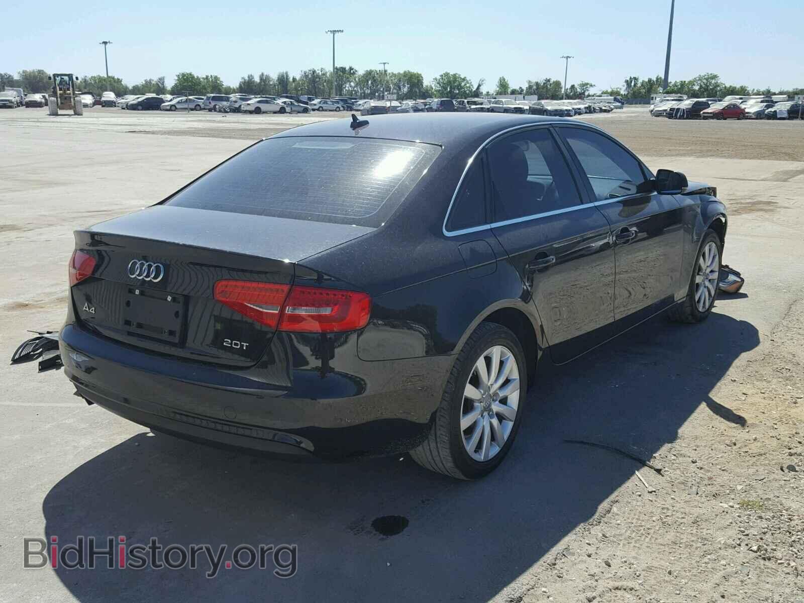 2013 AUDI A4 - VIN: WAUAFAFL1DA068346 - Фото 4