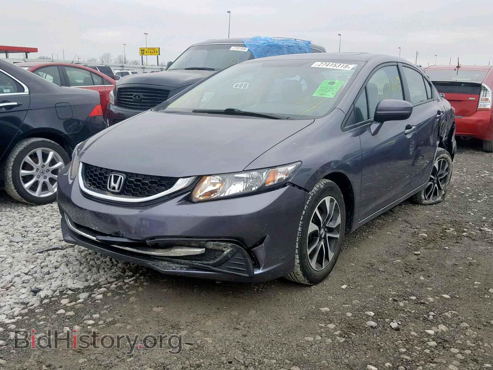 2014 HONDA CIVIC - VIN: 19XFB2F83EE037149 - Фото 2