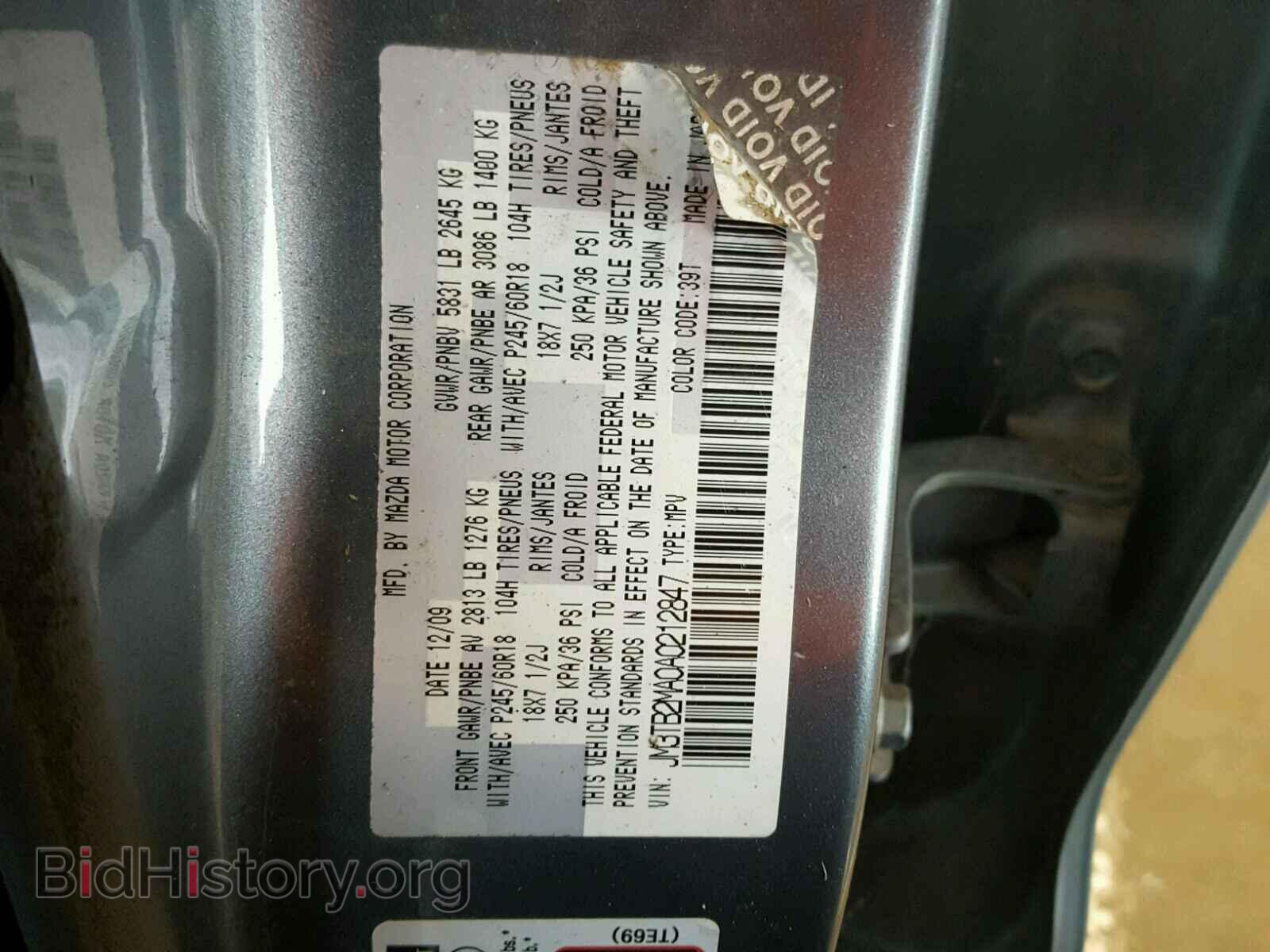2010 MAZDA CX-9 - VIN: JM3TB2MA0A0212847 - Фото 10
