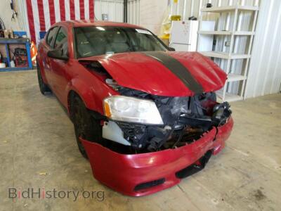 2013 Dodge AVENGER Avenger SE, red — VIN 1C3CDZAB7DN540545, Copart