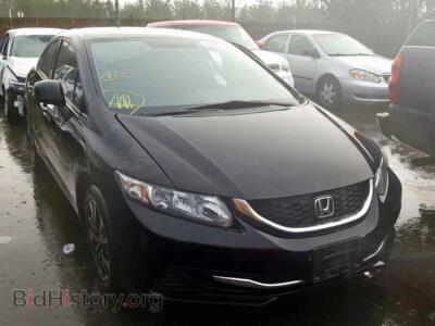 2013 Honda CIVIC Civic EX, black — VIN 19XFB2F88DE255215, Copart