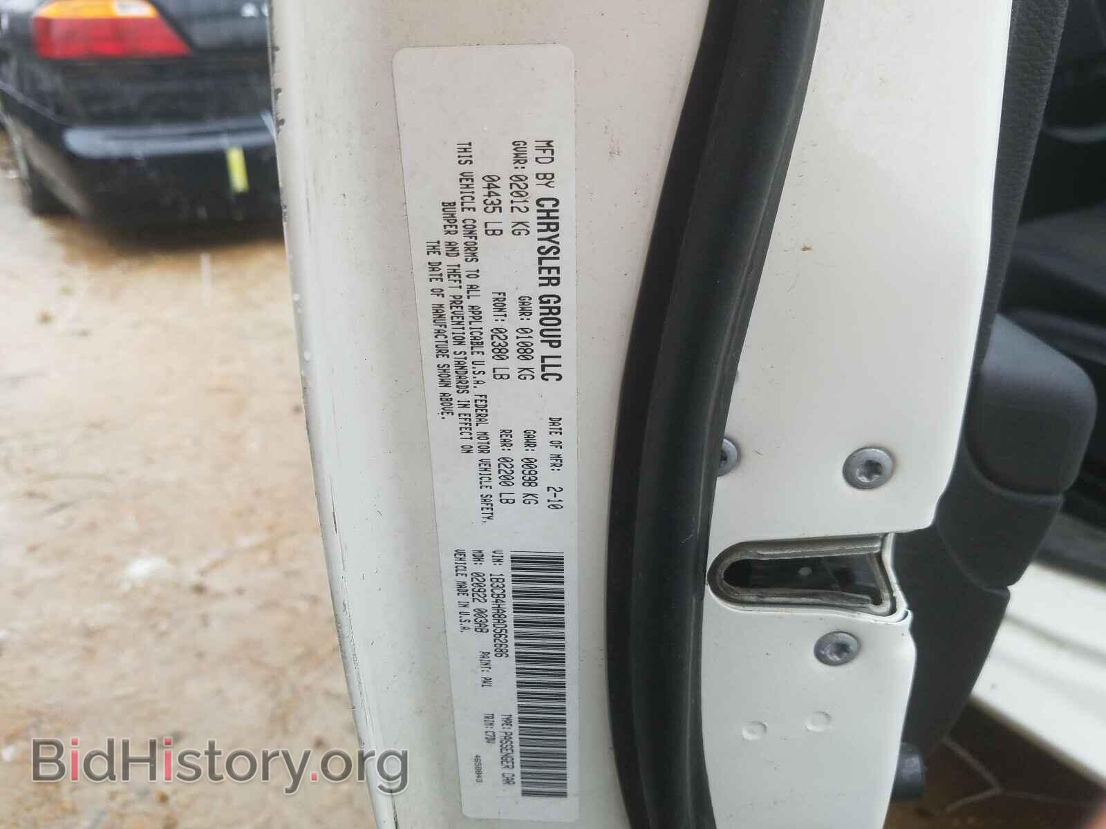 2010 DODGE CALIBER - VIN: 1B3CB4HA8AD562686 - Фото 10