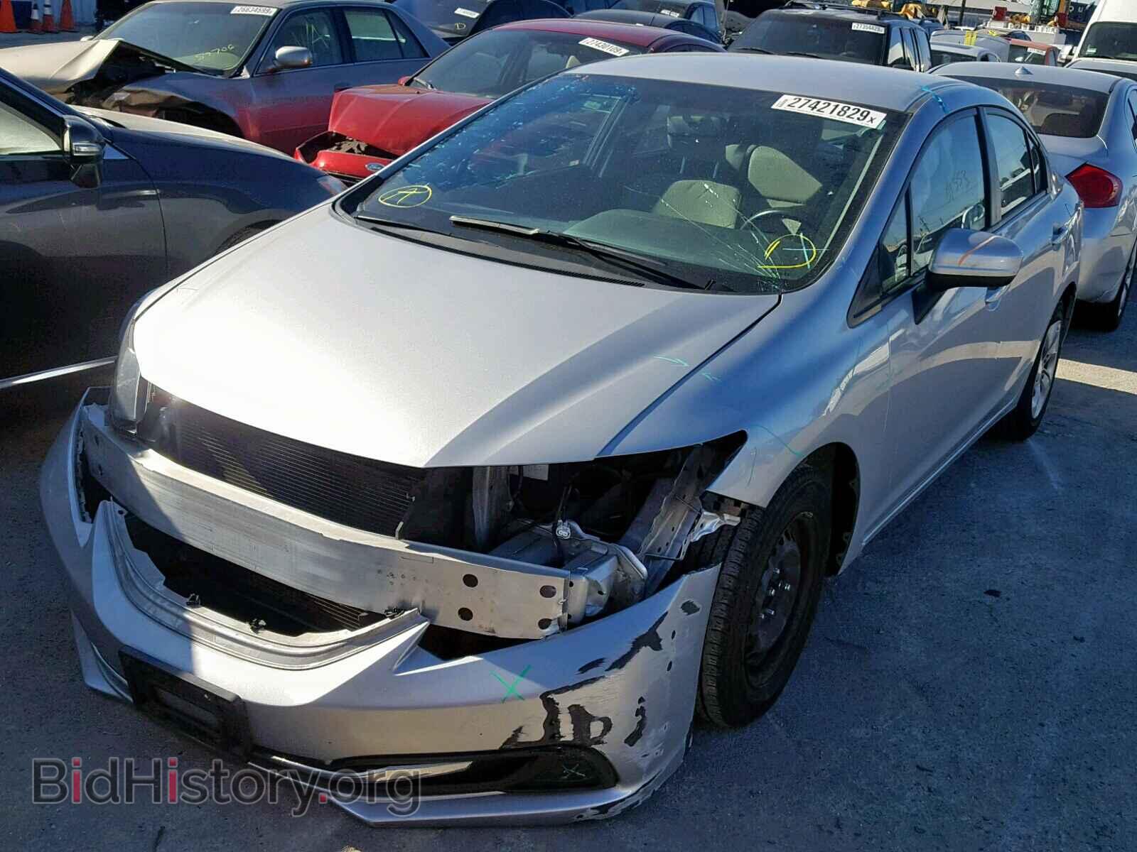 2015 HONDA CIVIC LX - VIN: 2HGFB2F58FH516986 - Фото 2