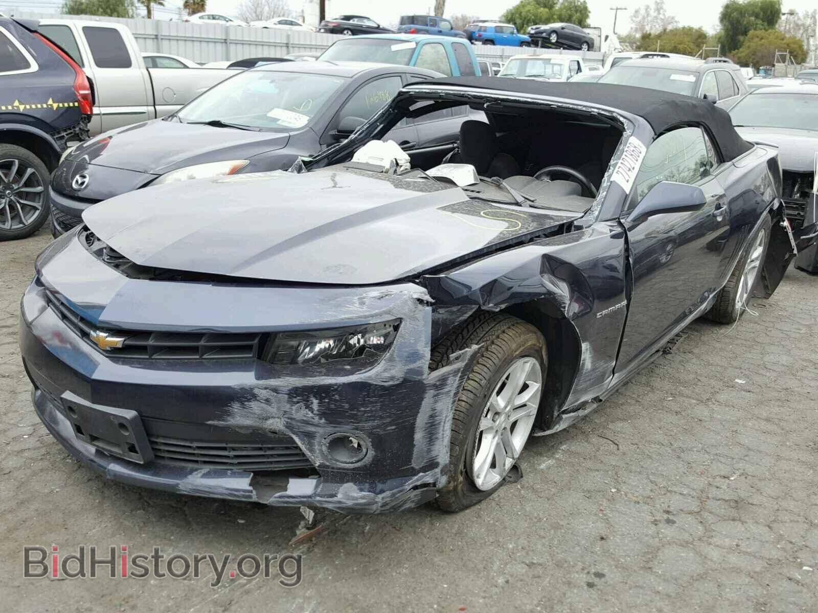 2014 CHEVROLET CAMARO - VIN: 2G1FB3D33E9272302 - Фото 2