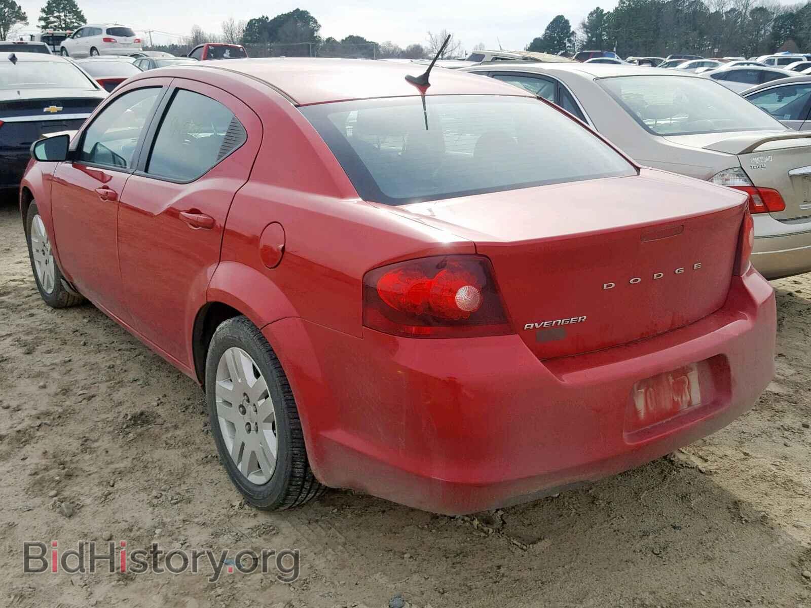 2013 DODGE AVENGER - VIN: 1C3CDZAB3DN725935 - Фото 3