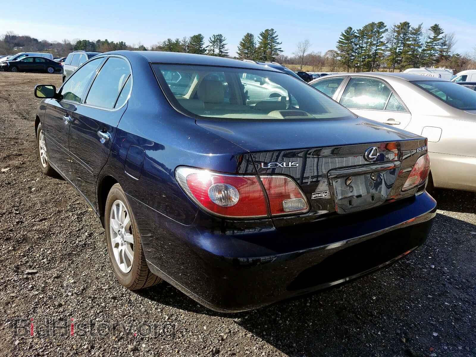 2003 LEXUS ES300 - VIN: JTHBF30G036002370 - Фото 3