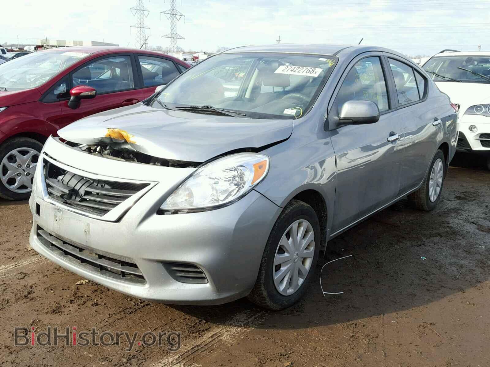 2012 NISSAN VERSA - VIN: 3N1CN7AP2CL835479 - Фото 2