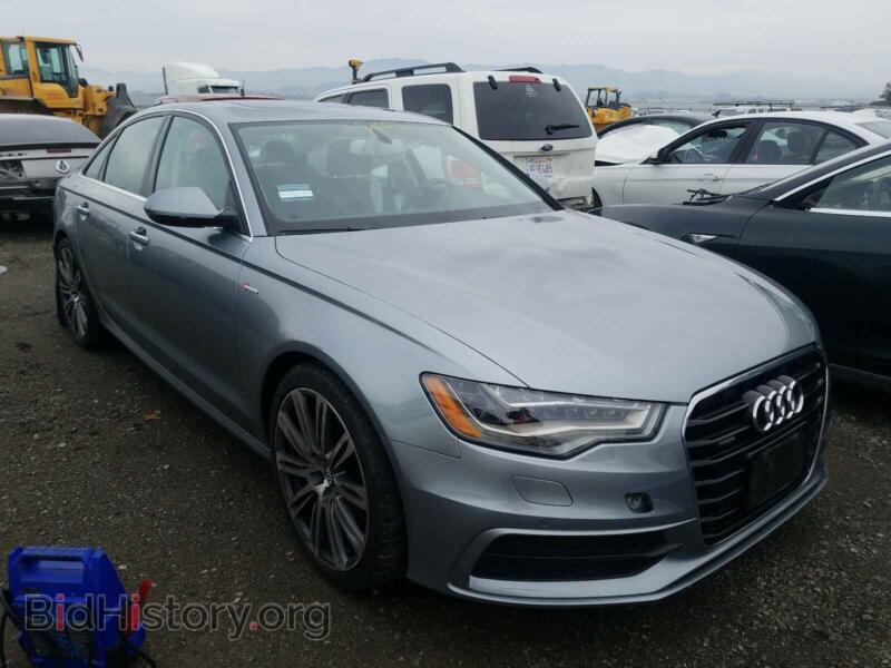 2012 Audi A6 (VIN WAUBGAFC1CN007586) — фото 1 из 10, Copart, повреждение: задняя часть