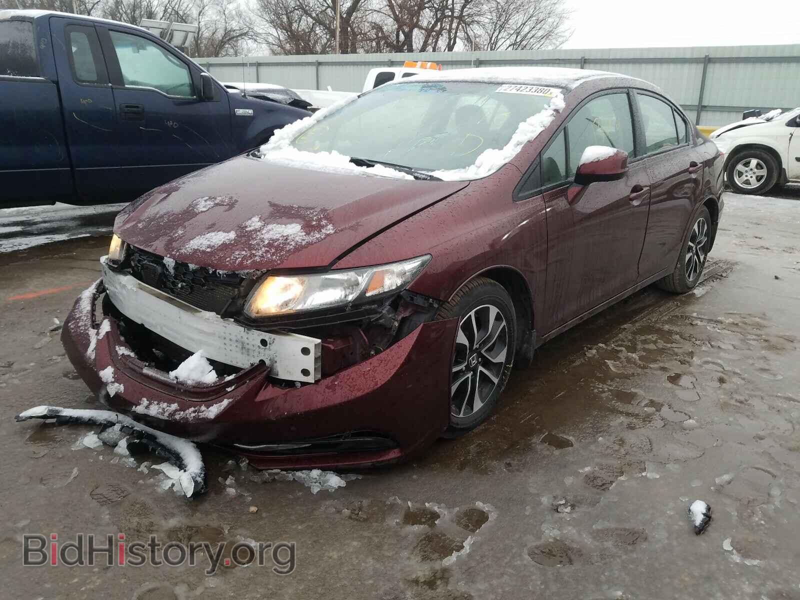 2013 HONDA CIVIC - VIN: 19XFB2F83DE026327 - Фото 2