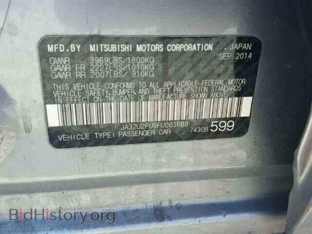 2015 MITSUBISHI LANCER - VIN: JA32U2FU9FU003689 - Фото 10