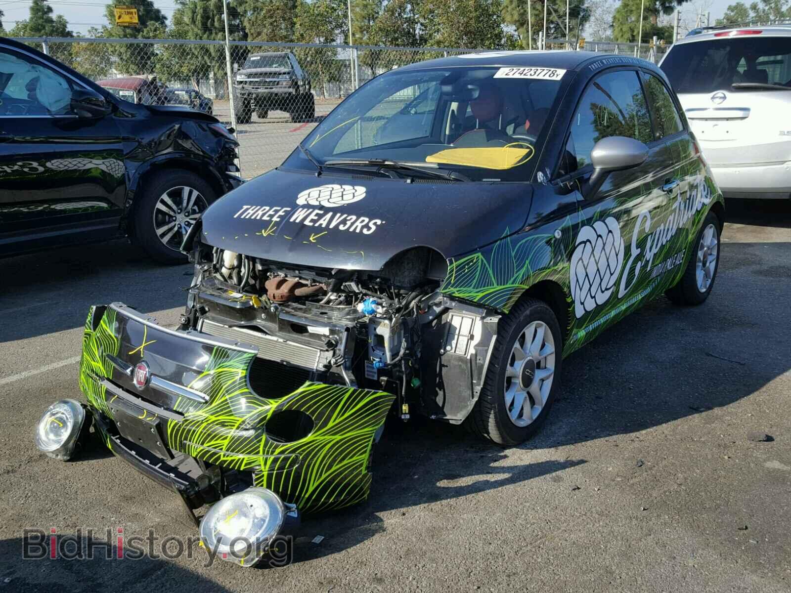 2017 FIAT 500 - VIN: 3C3CFFKRXHT569709 - Фото 2