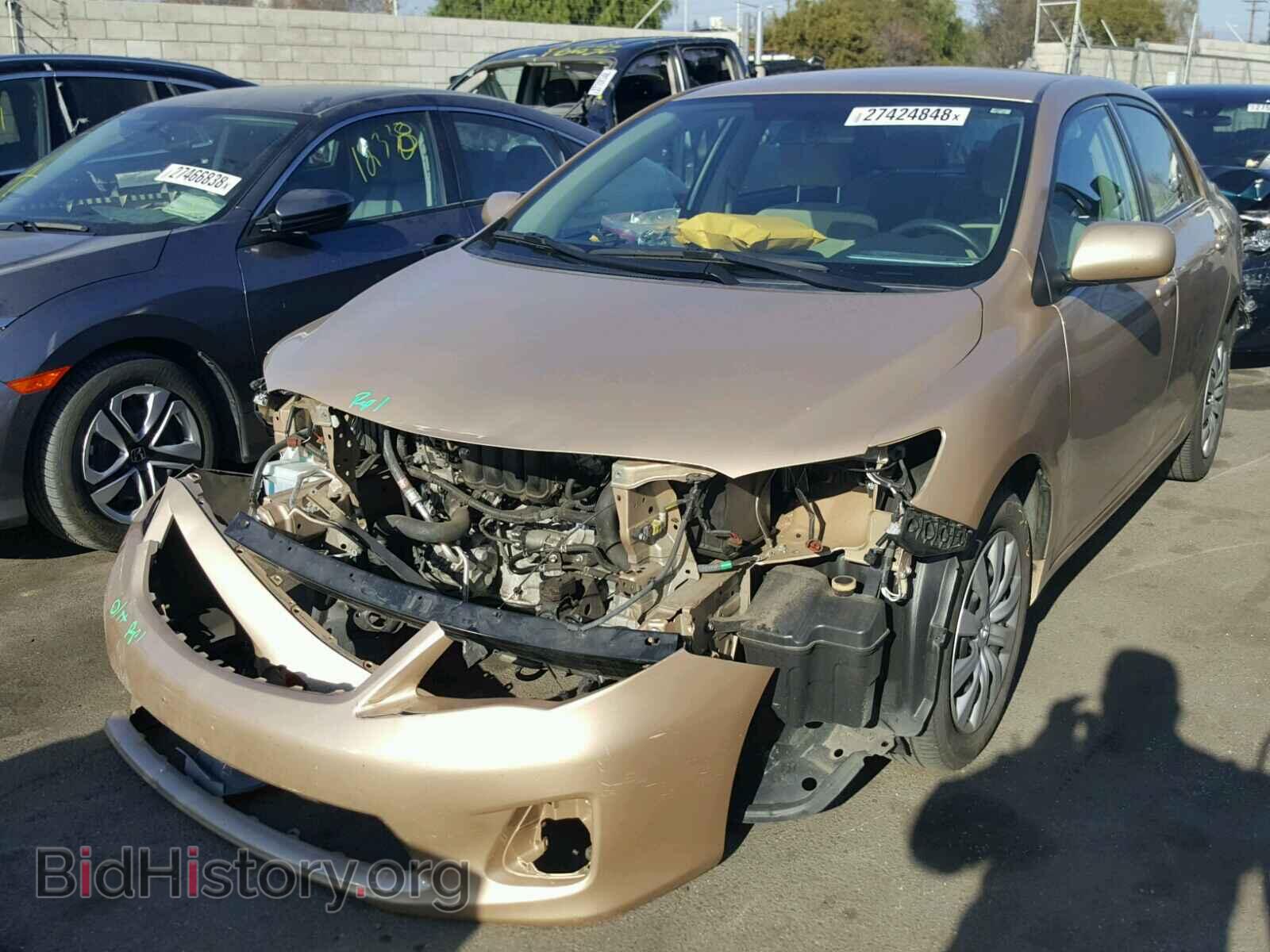 2013 TOYOTA COROLLA BA - VIN: 2T1BU4EE8DC965144 - Фото 2