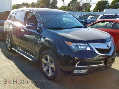 2013 Acura MDX, черный — VIN 2HNYD2H26DH511331, Copart