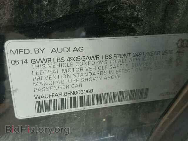 2015 AUDI A4 - VIN: WAUFFAFL8FN003060 - Фото 10