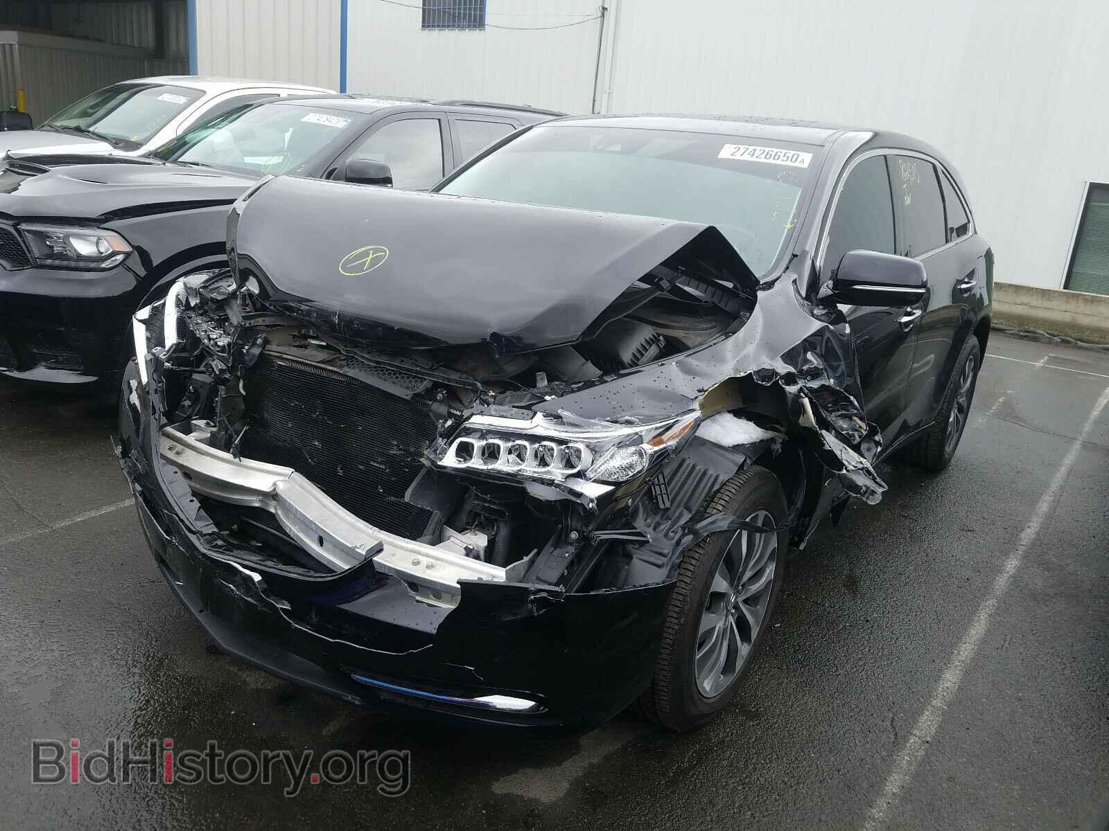 2016 ACURA MDX - VIN: 5FRYD3H48GB006946 - Фото 2