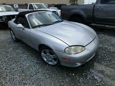 2005 Mazda MIATA Miata/LS, серебристый — VIN JM1NB353850411030, Copart