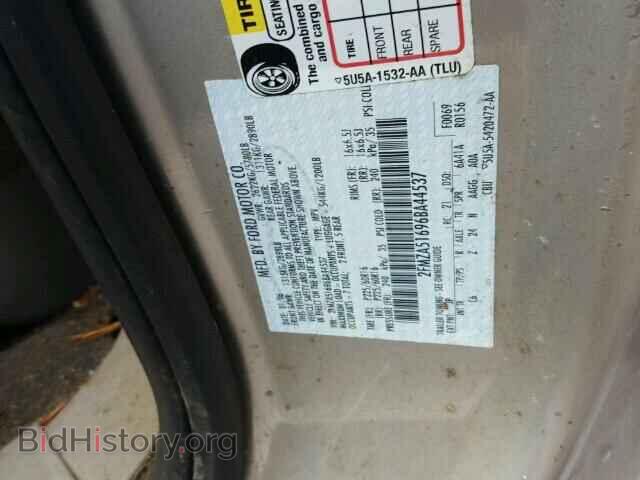 2006 FORD FREESTAR - VIN: 2FMZA51696BA44537 - Фото 10