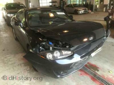 2008 Hyundai TIBURON TIBURON GS, black — VIN KMHHM66D38U292425, Copart