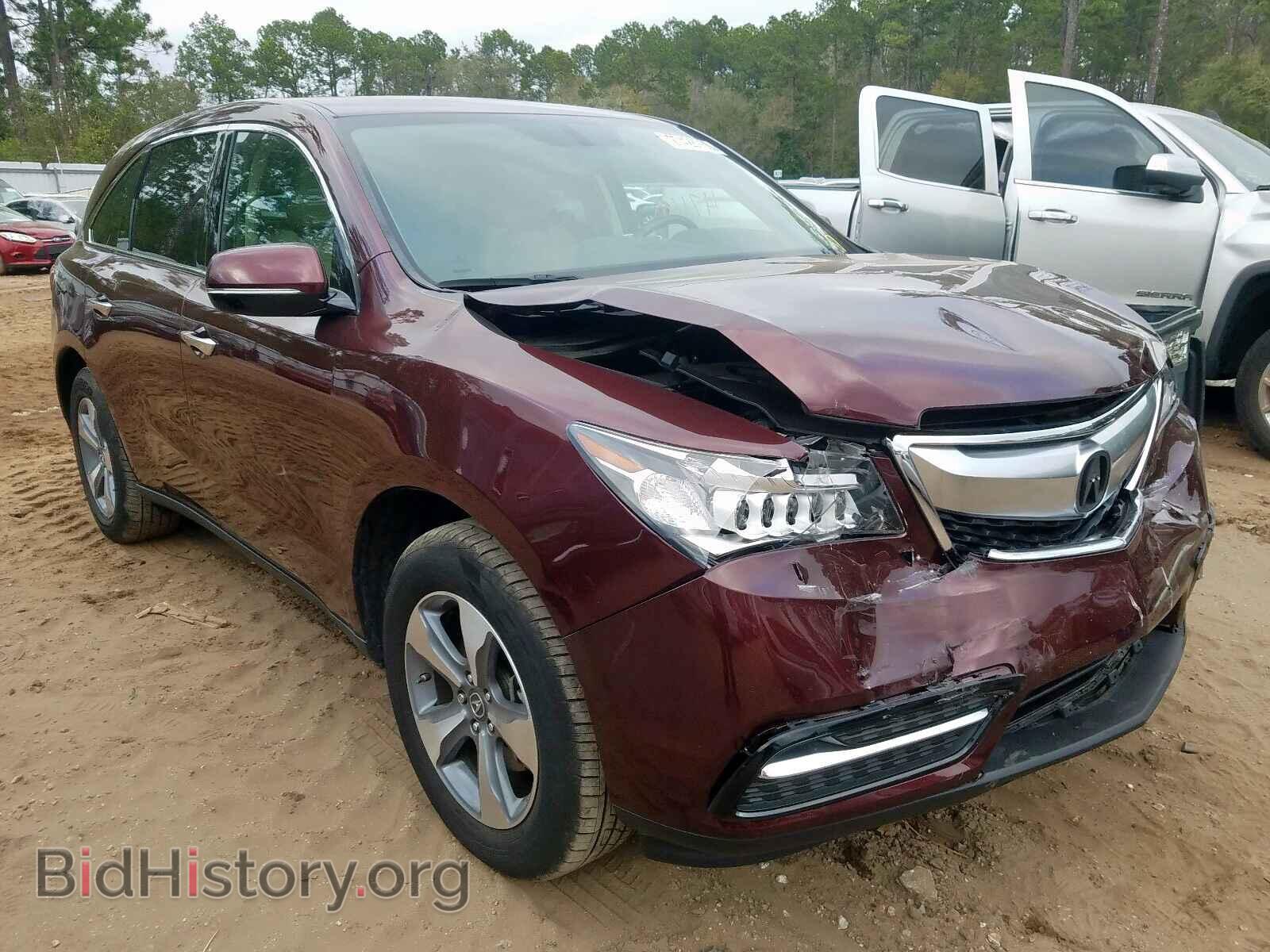 Photo 5FRYD3H26GB011903 - ACURA MDX 2016