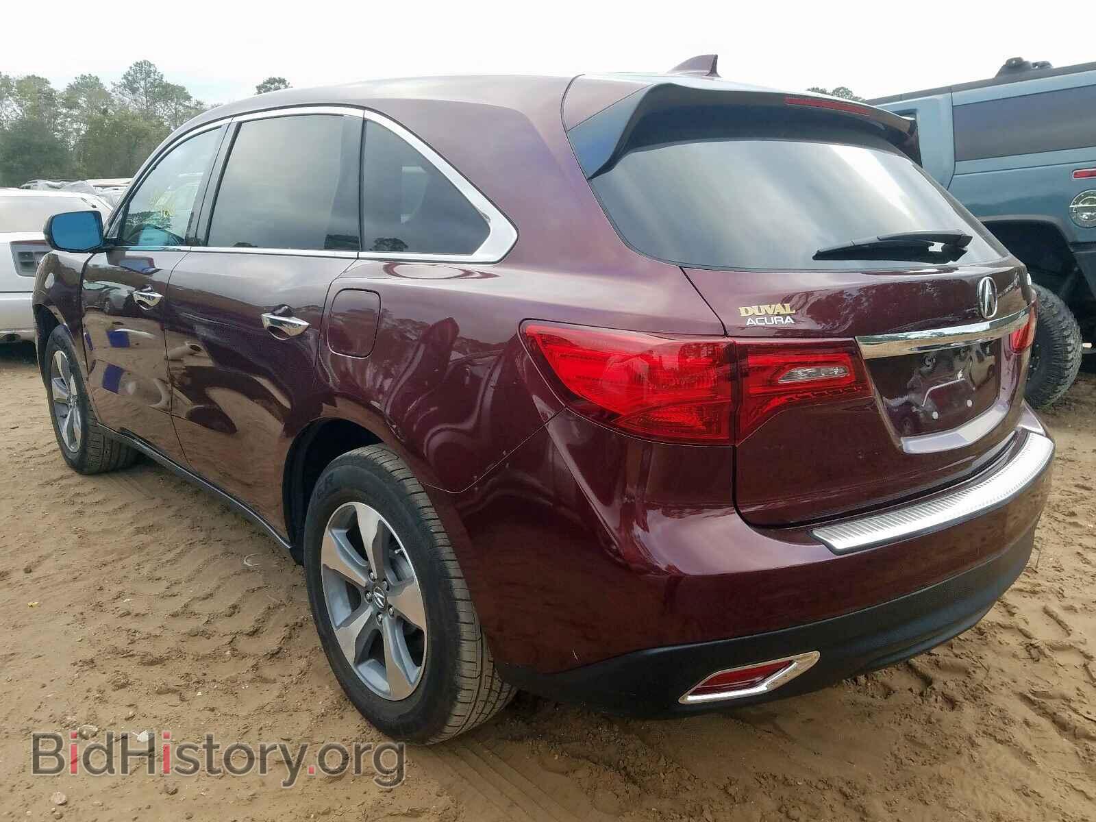 2016 ACURA MDX - VIN: 5FRYD3H26GB011903 - Фото 3