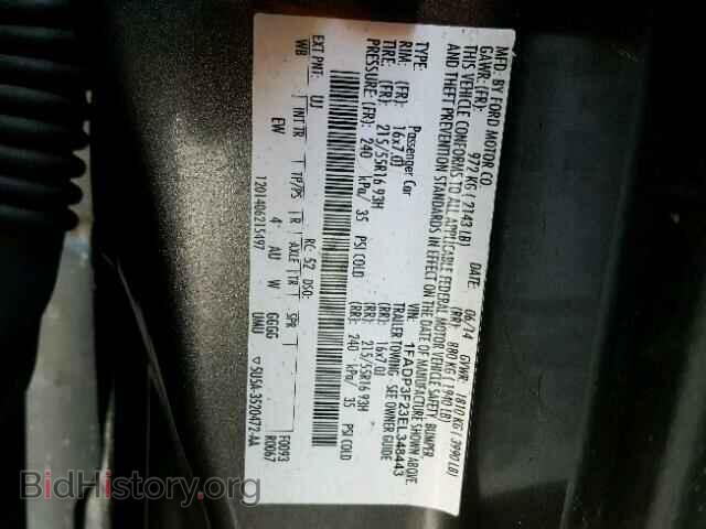 2014 FORD FOCUS - VIN: 1FADP3F23EL348443 - Photo 10