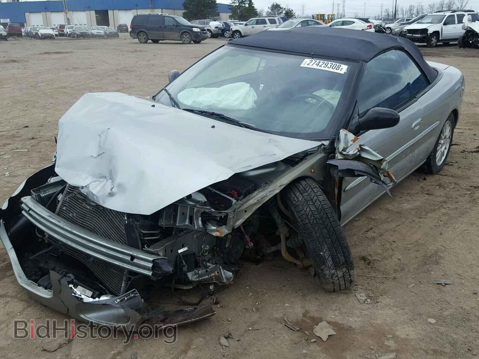 2005 CHRYSLER SEBRING - VIN: 1C3EL55R85N608784 - Фото 2