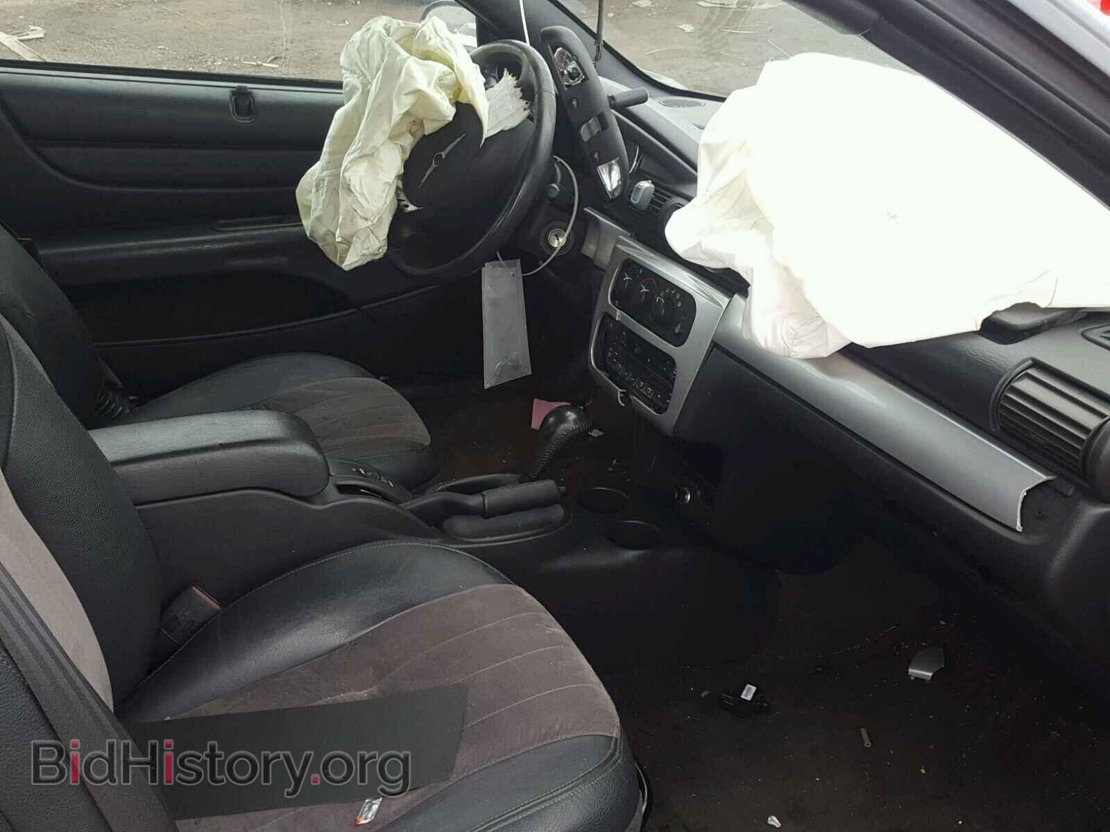 2005 CHRYSLER SEBRING - VIN: 1C3EL55R85N608784 - Фото 5