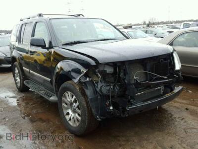 2012 Nissan PATHFINDER, черный — VIN 5N1AR1NB5CC613742, Copart