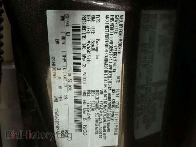 2014 FORD FOCUS - VIN: 1FADP3E27EL430757 - Photo 10