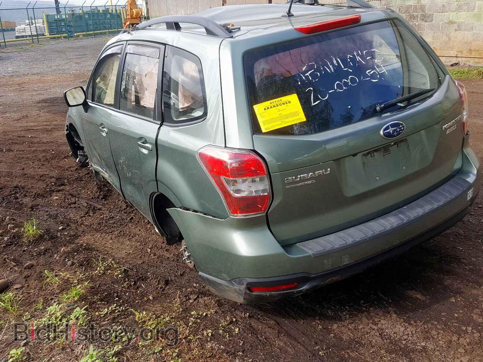 2015 SUBARU FORESTER - VIN: JF2SJABC1FH536258 - Фото 3