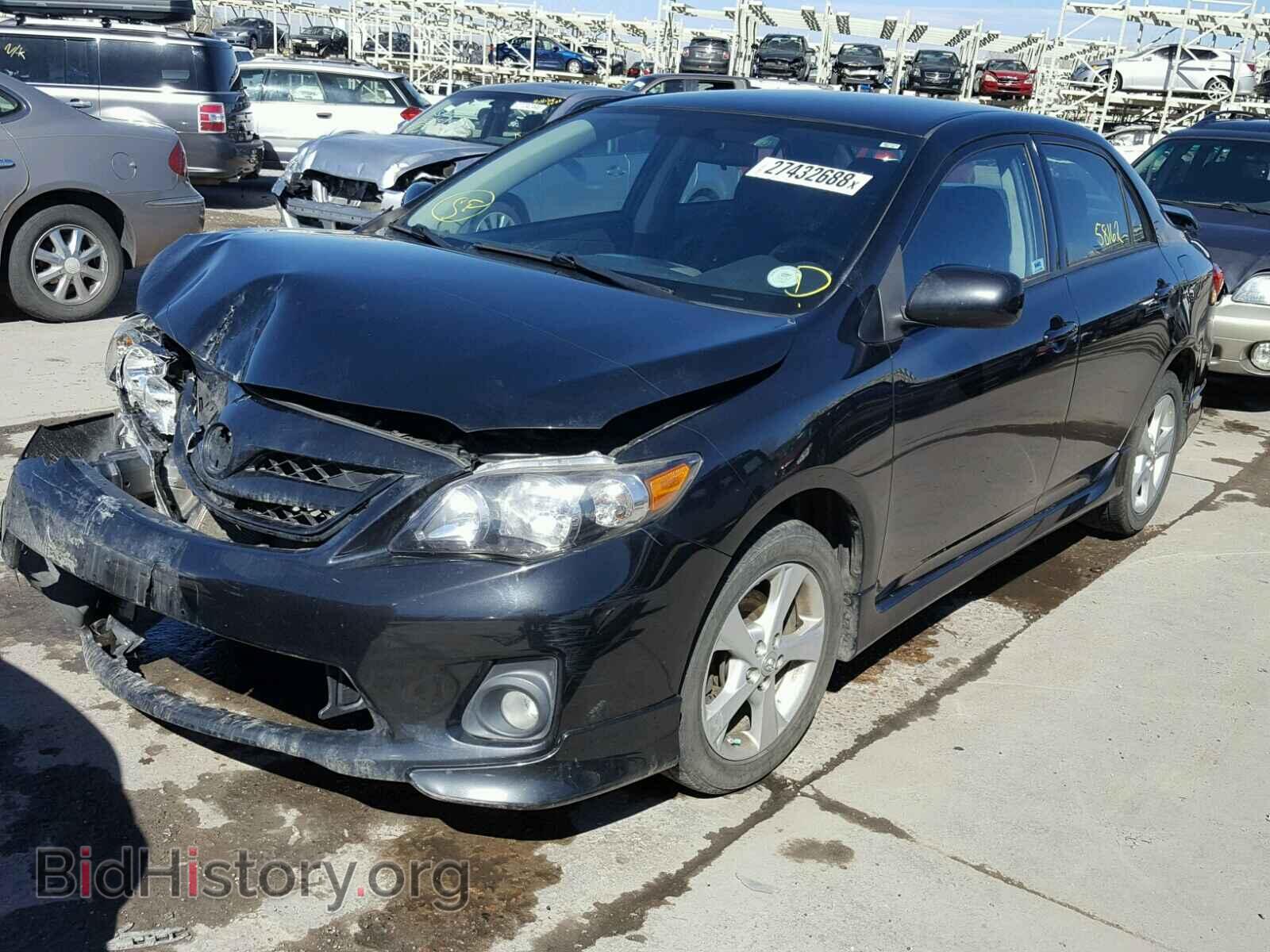 2011 TOYOTA COROLLA BA - VIN: 2T1BU4EE8BC705906 - Фото 2