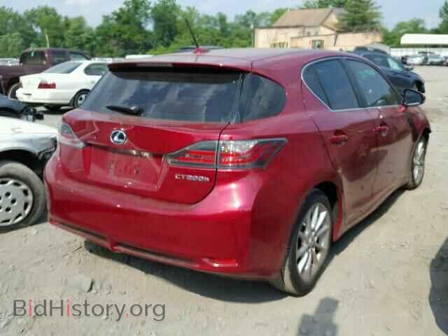 2011 LEXUS CT 200 - VIN: JTHKD5BH1B2030790 - Фото 4