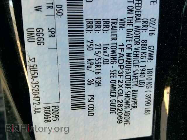 2016 FORD FOCUS - VIN: 1FADP3F2XGL282069 - Photo 10